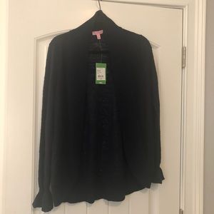 Amalie Cardigan with bell sleeve true navy NWT